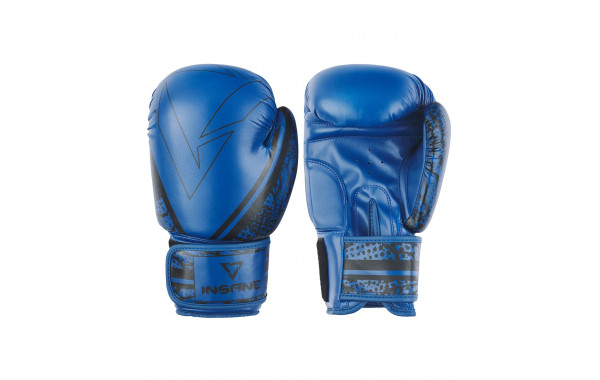 Перчатки боксерские Insane ODIN, ПУ, синий, 14 oz 600_380