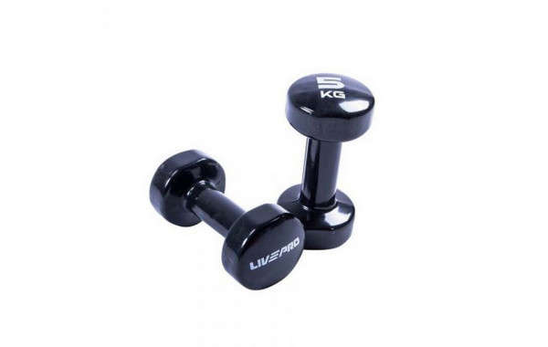 Гантели для аэробики 5 кг Live Pro Colored Studio Dumbbell LP8076-5\ 600_380