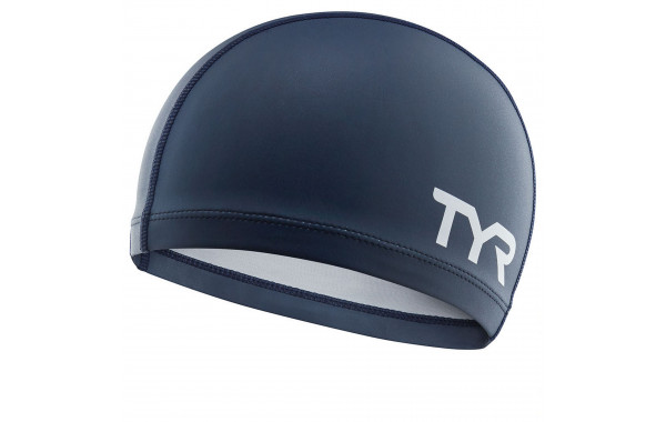 Шапочка для плавания TYR Silicone Comfort Swim Cap" LSCCAP-401 темно-синий 600_380