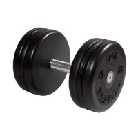 Гантель классик MB Barbell с вращающейся ручкой 28 кг MB-FdbEM-B28