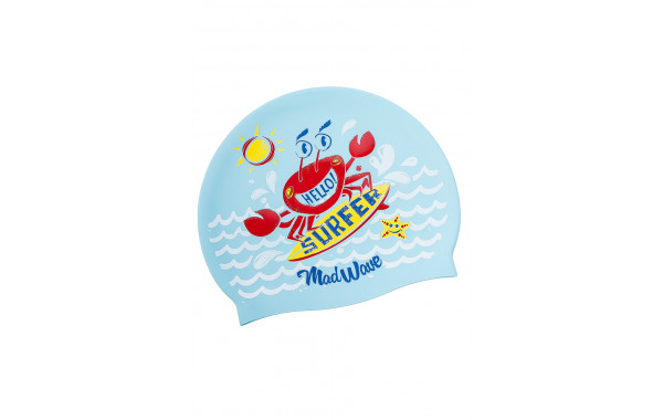 Юниорская силиконовая шапочка Mad Wave Surfer M0579 12 0 08W 600_380