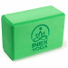 Блок для йоги 23x15x10см Inex Yoga Block EVA 4" YGBK-GG зеленый 75_75