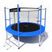 Батут i-Jump Classic 12FT 366 см с нижней сетью и лестницей синий 75_75