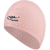 Шапочка для плавания силиконовая Bubble Cap (телесная) Sportex E41540