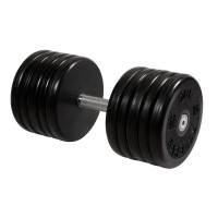 Гантель классик MB Barbell с вращающейся ручкой 57 кг MB-FdbEM-B57