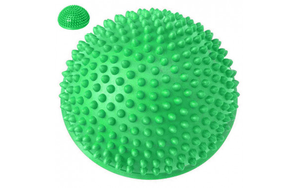 Полусфера массажная круглая надувная Sportex C33513-3 (зеленый) (ПВХ) d-16 см 600_380