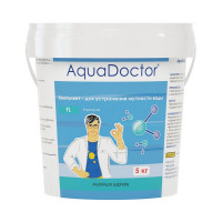 Флокулянт гранулы, коагулирующий препарат, быстрорастворимый AquaDoctor 5кг AQ1555