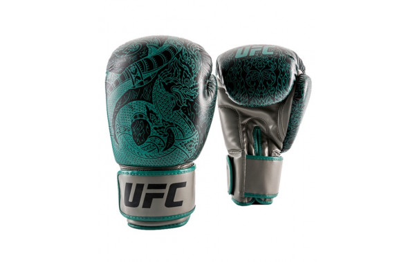 Боксерские перчатки UFC PRO Thai Naga Green, 16oz 600_380