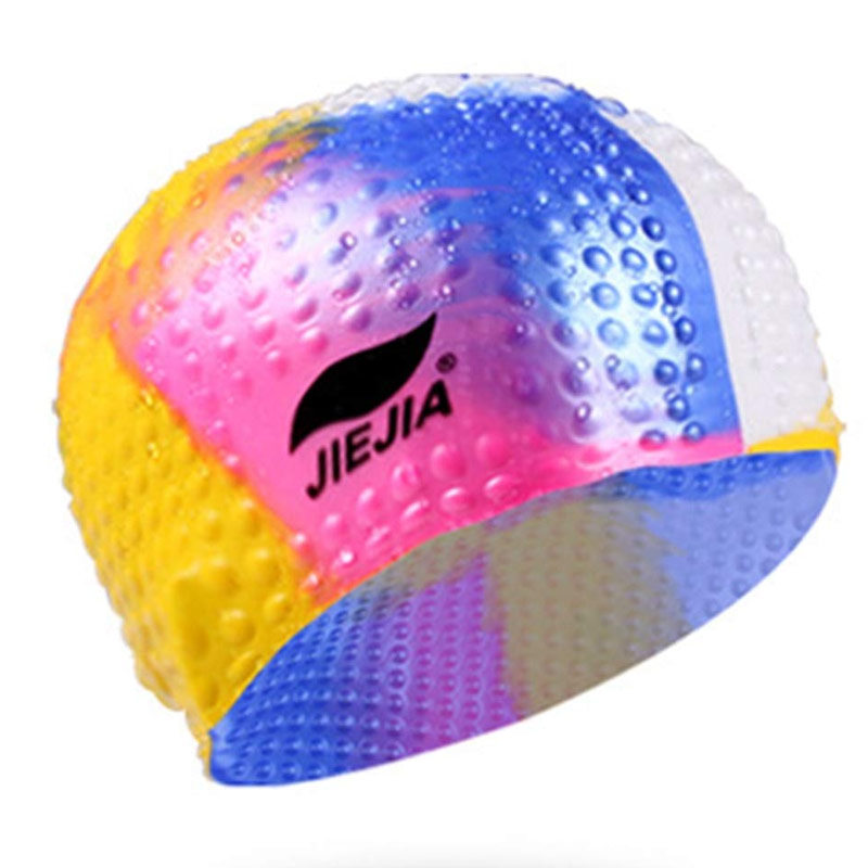 Шапочка для плавания Sportex Bubble Cap E38922 мультиколор 800_800