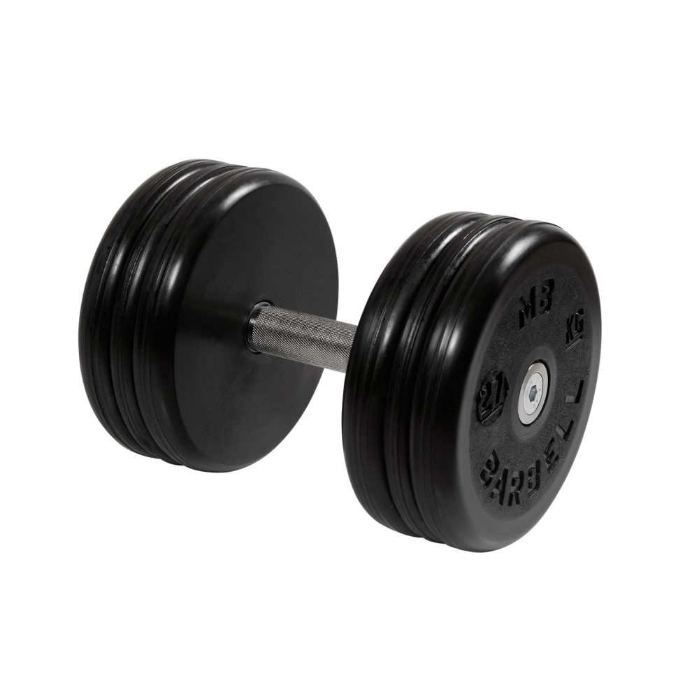 Гантель классик MB Barbell с вращающейся ручкой 27 кг MB-FdbEM-B27 1000_1000