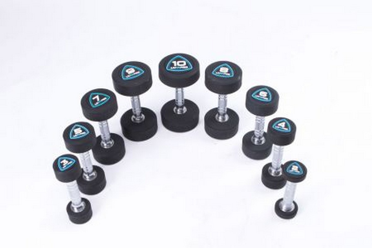 Гантели в уретане 7 кг Live Pro Studio Dumbbells LP8075-07 1200_800