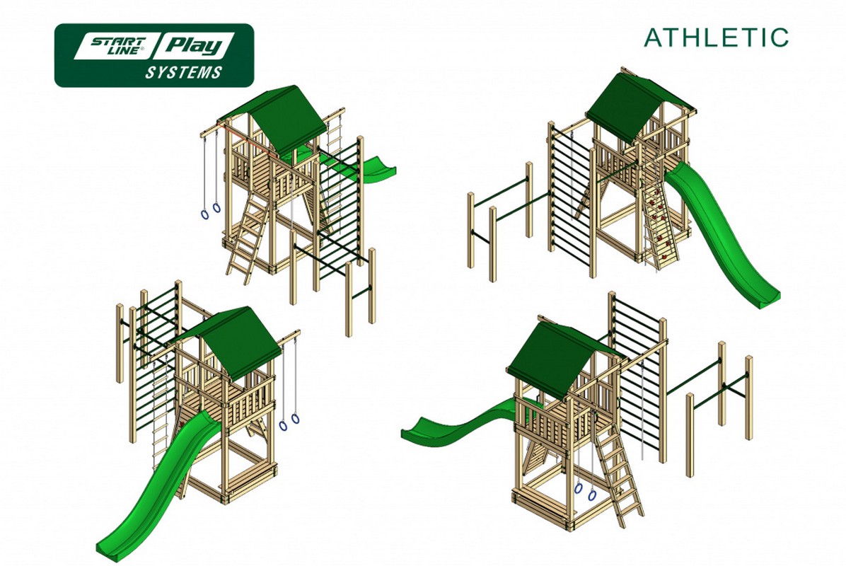 Детский городок Start Line Athletic премиум Кедр GSK1-pk 1196_800