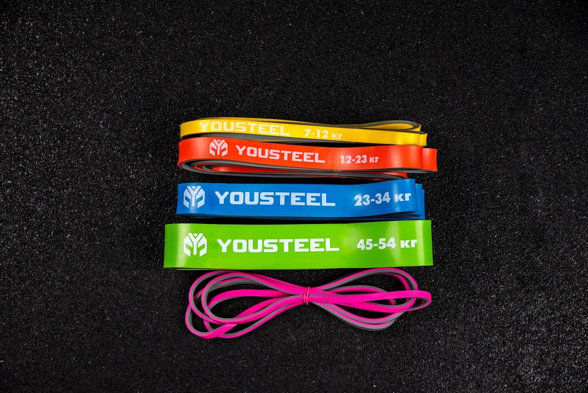 Петля двухцветная YouSteel 32мм, серый+голубой 1197_800