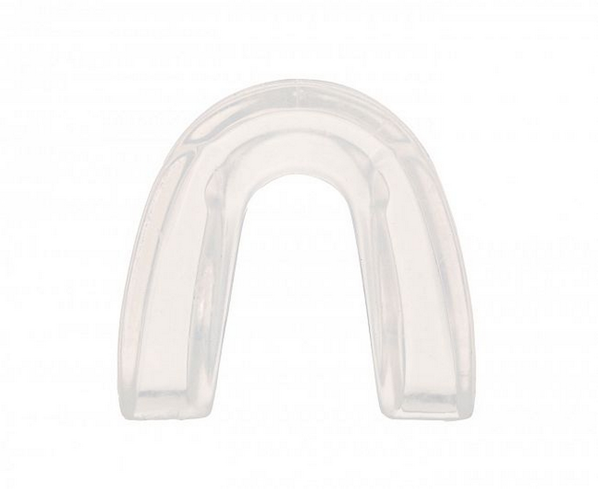 Капа одночелюстная Clinch Olimp Single Layer Mouthguard C501 прозрачный Senior 1200_982