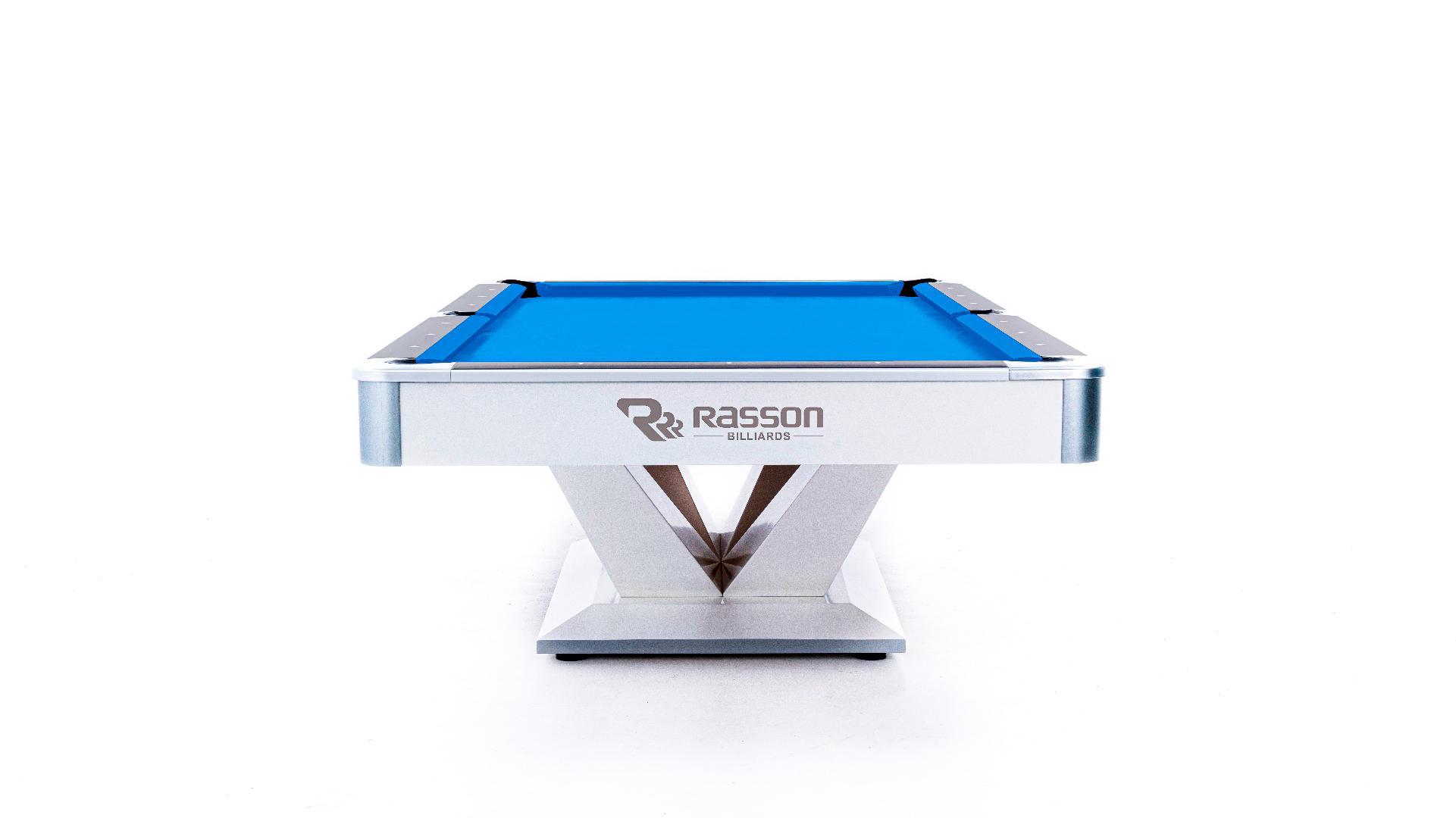 Бильярдный стол для пула Rasson Billiard Victory II Plus 8 ф (белый) с плитой 55.300.08.1 1921_1080