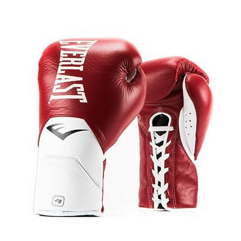 Перчатки боевые Everlast MX Elite Fight 10 oz красный P00000677 800_800