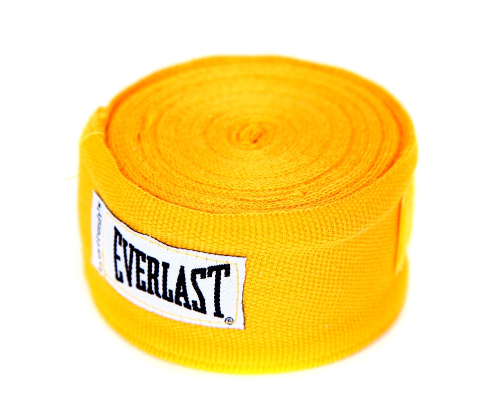 Бинты 4,55м 23 Everlast 4456NG желтый 960_800